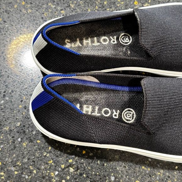 Rothy’s Original Slip On Sneakers. Black. Size 5.5 - Picture 8 of 10
